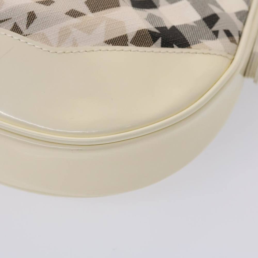 BURBERRY Nova Check Shoulder Bag PVC Leather Beige Auth yk7693B - Picture 14 of 16